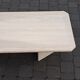 Travertine coffee table.