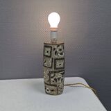 Large ceramic table lamp from Danish Royal Copenhagen.