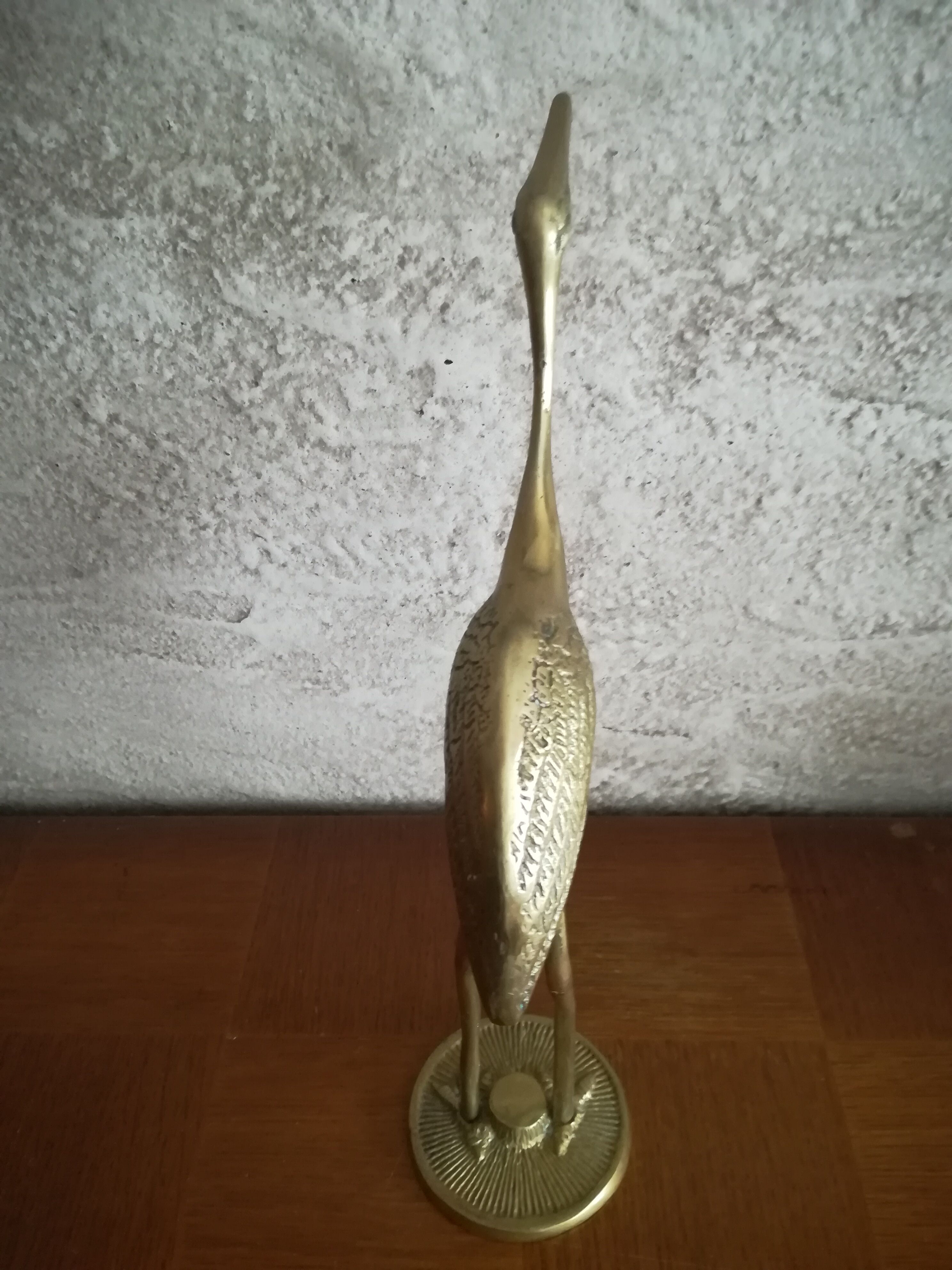 Brass heron