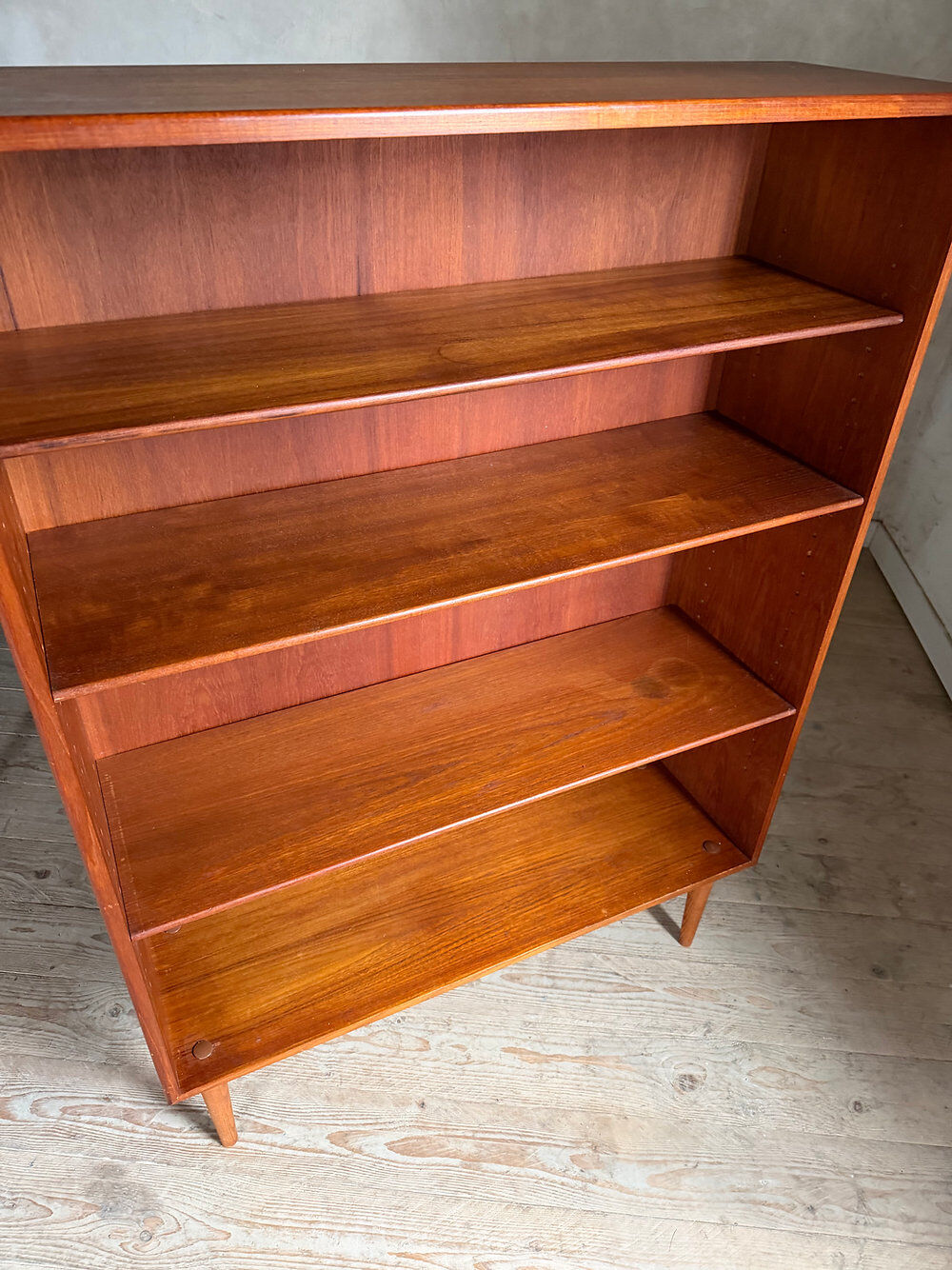 Vintage Scandinavian teak library by Borge Mogensen