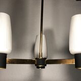 Arlus suspension chandelier 3 branches and tulips