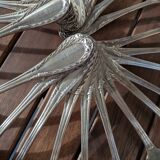 Set of 12 silver plated forks and 12 spoons 84g