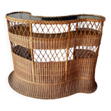 Rattan and wicker bar from the 50s/60s