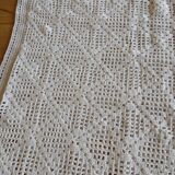 Handmade crochet antique pillowcase