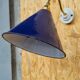 Vintage wall lamp in enamelled sheet metal