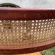 Pair of Italian folding chairs in vintage canning