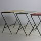 Set of fifties dutch design colorful nestingtables