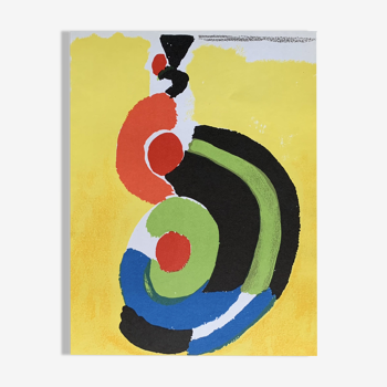 Original lithograph Sonia Delaunay 1972