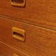 Small Scandinavian teak chest of drawers or bedside table from the 60s
