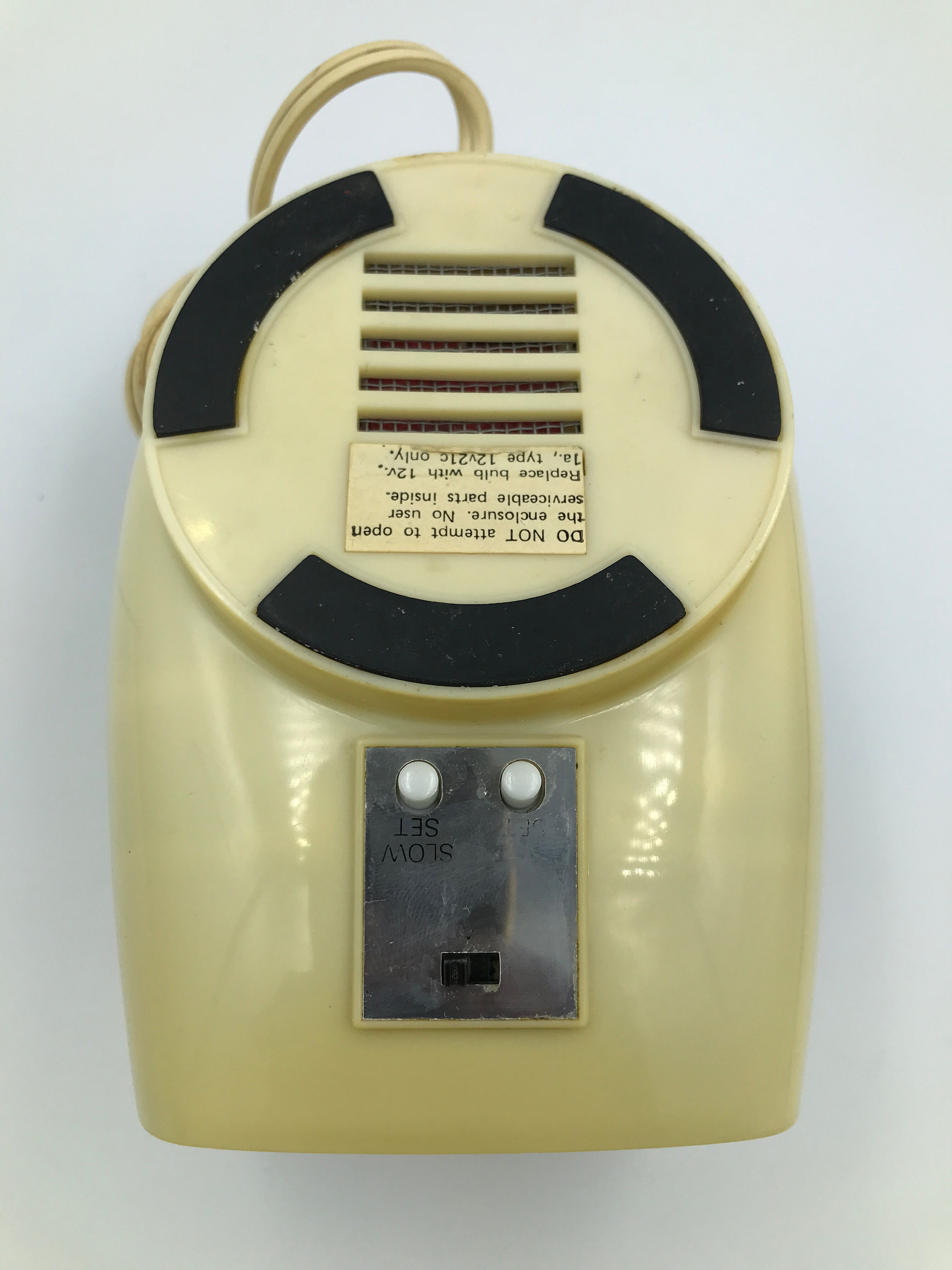 Vintage space age style alarm lamp with articulated arm 60s