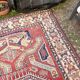 Antique Caucasian Shirvan carpet from the late 19th century, handmade wool, 183x275cm.