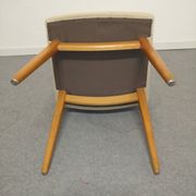 Paire de chaises cocktail en hêtre, Pays de l'Est vers 1960