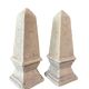 Pair of obelisks