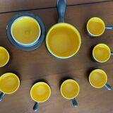 Set of 50s fondue pots