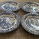 Série de 4 assiettes creuses Royal Tudor Ware England