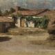 Tableau peinture ancienne J.P Ferrand Paysage