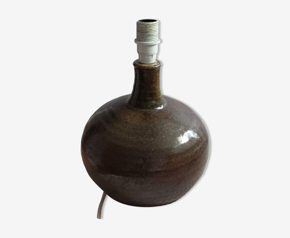 Lampe en grès émaillé La Borne