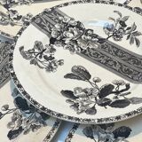 Floral iron earth plate