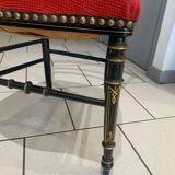 Antique Napoleon III Chair Embroidery