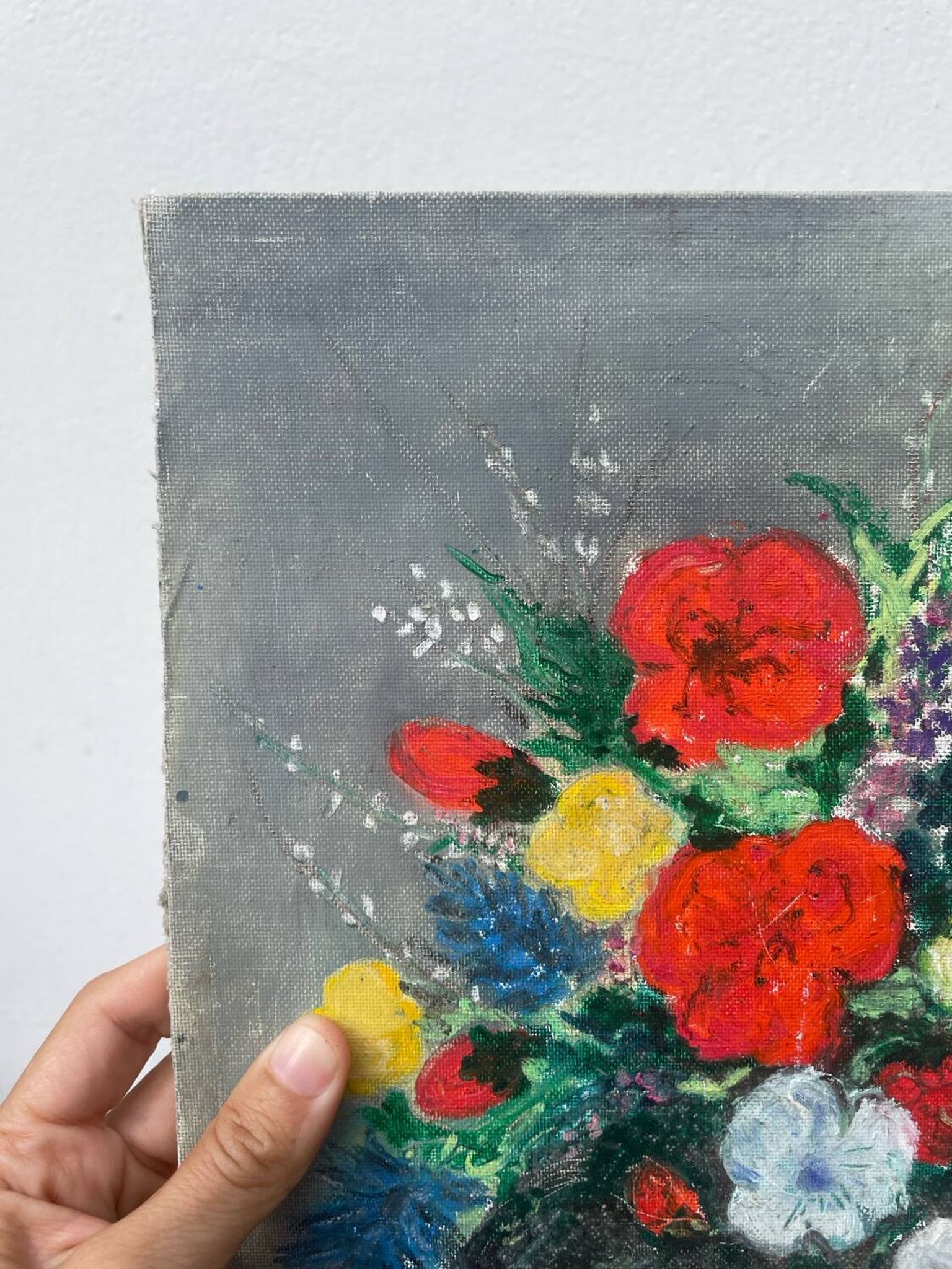 Flower bouquet painting