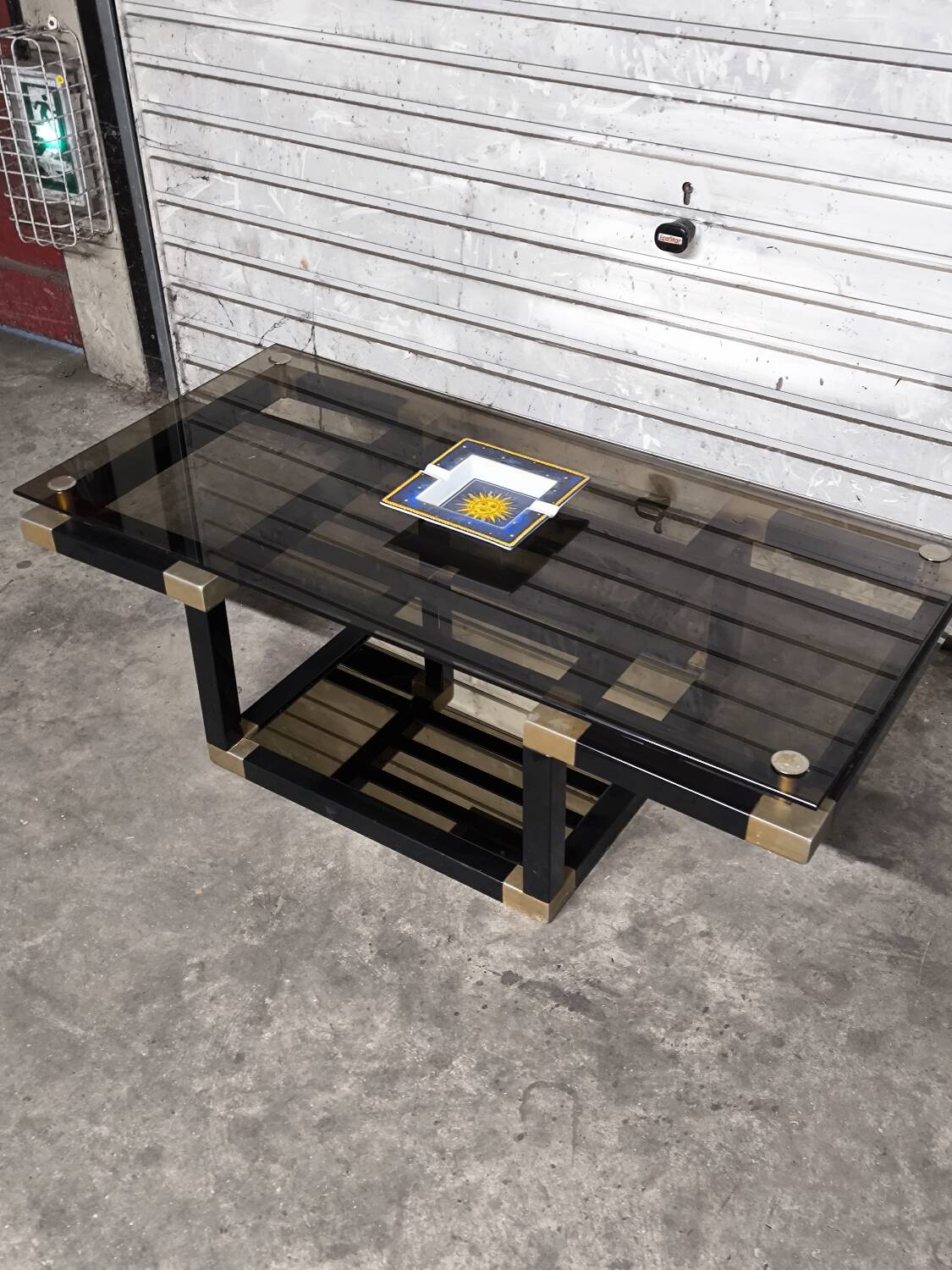 Vintage coffee table from the 1980s.