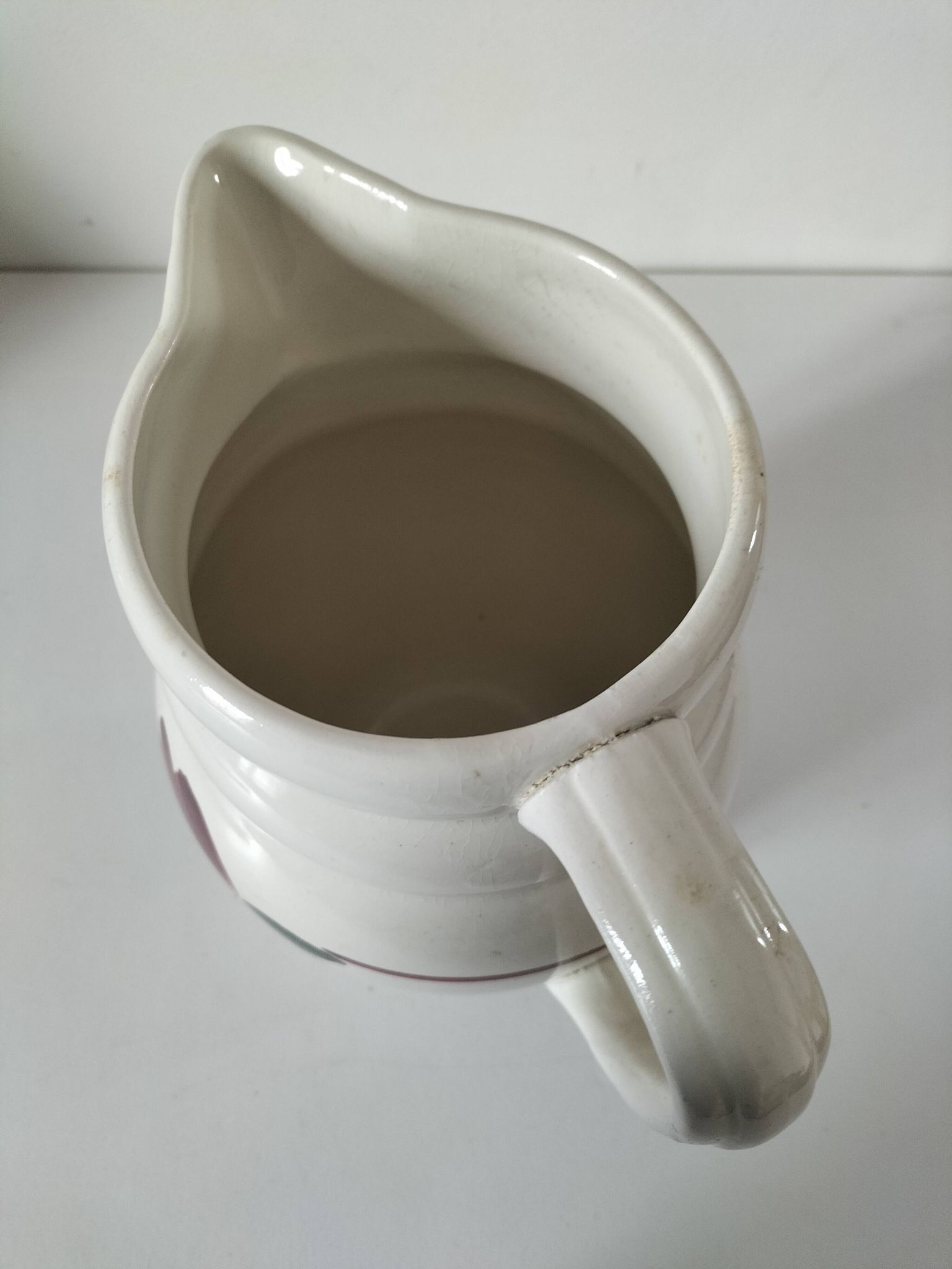 Large vintage Longchamp pitcher