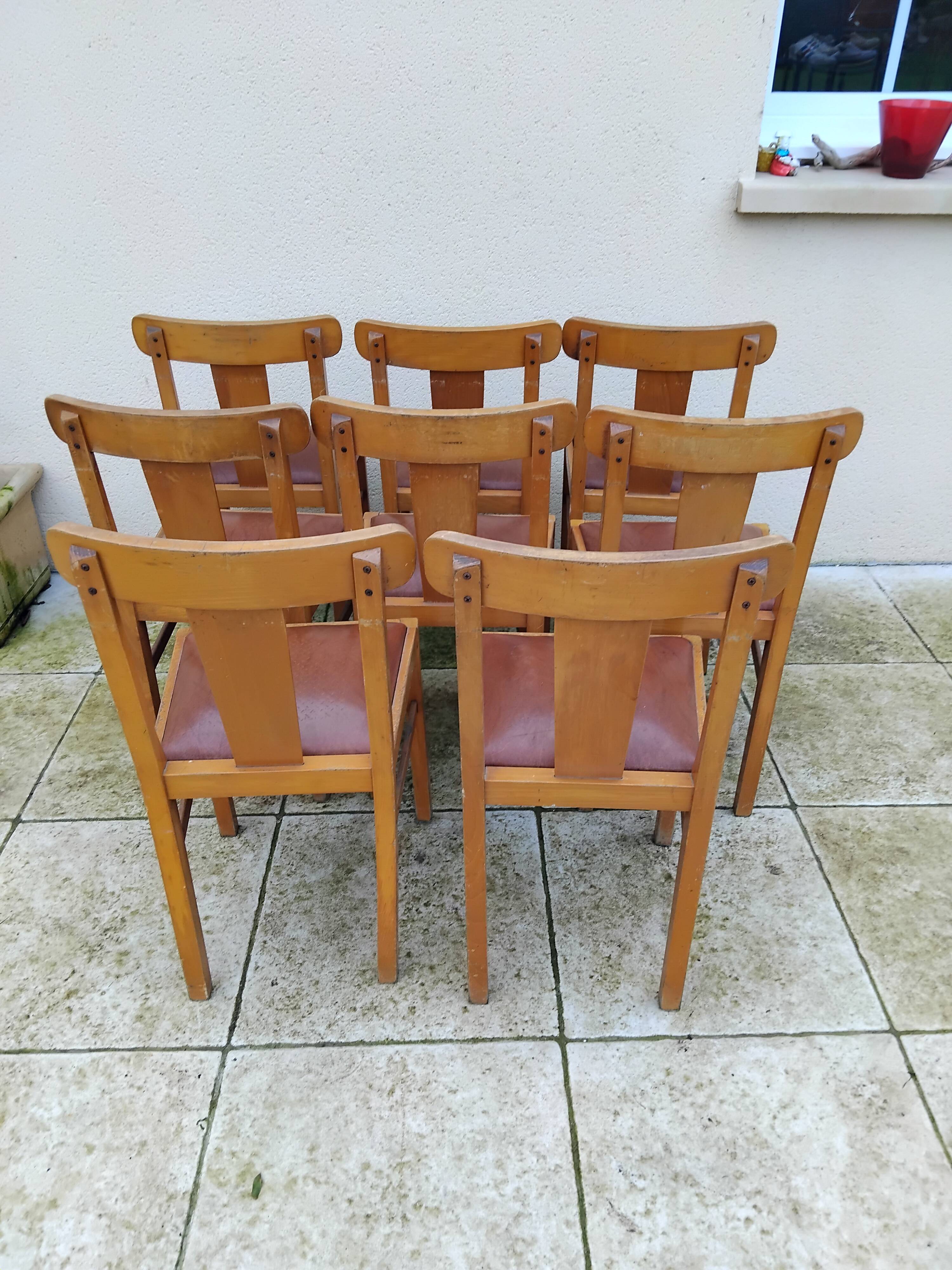 8 inseparable elf vintage bistro chairs