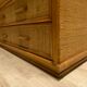 Vintage bamboo and rattan wardrobe, 1970s