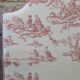 Headboard in toile de Jouy