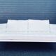 White leather flower sofa Philippe Starck x Cassina