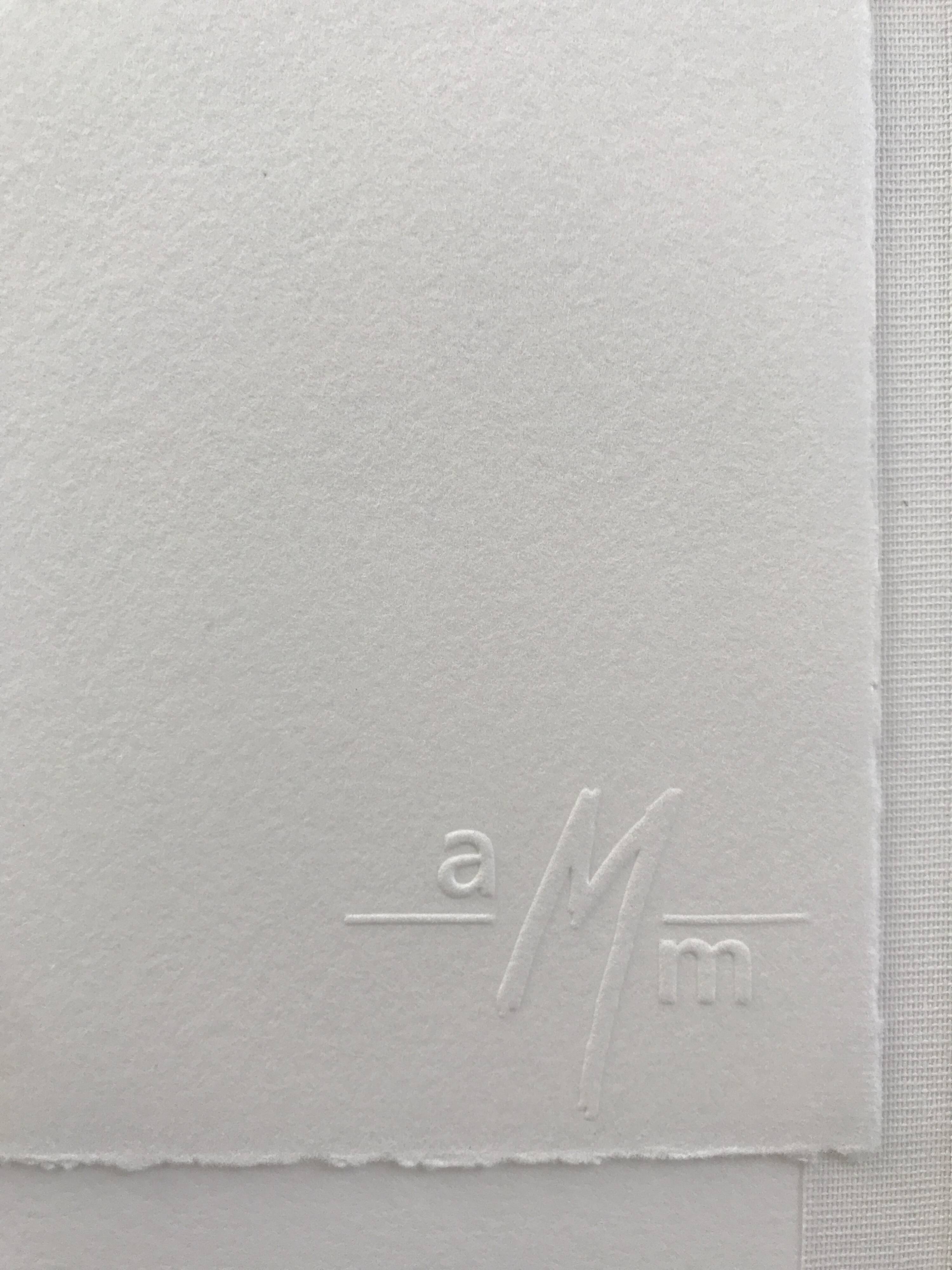 Jean-Baptiste Sécheret: original lithograph signed in pencil Portrait of Mathilde, 2002