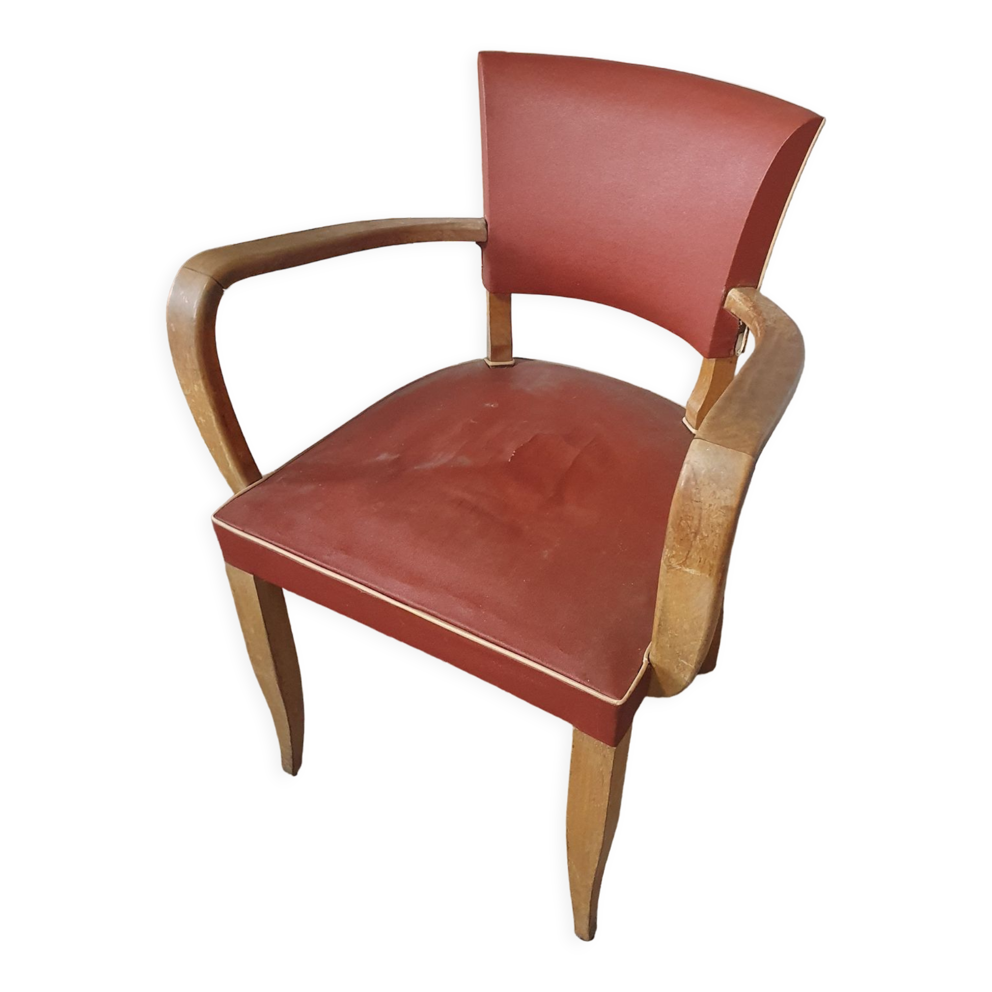 Vintage wooden armchair