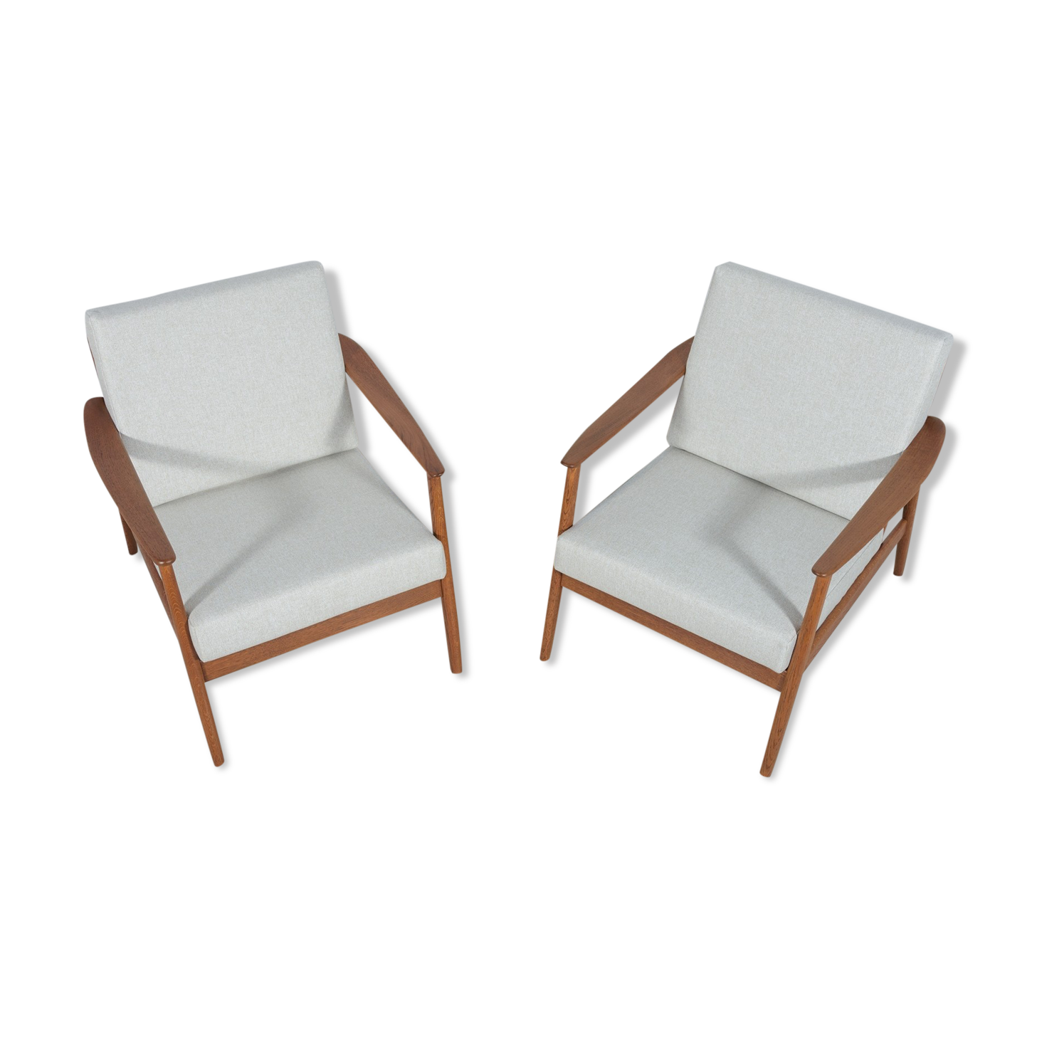 USA 247 Lounge Chairs by Folke Ohlsson for Dux, 1960s, Set of 2