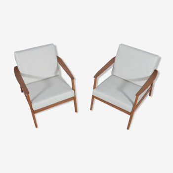 Fauteuils par Folke Ohlsson pour Dux, années 1960