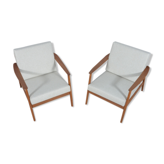USA 247 Lounge Chairs by Folke Ohlsson for Dux, 1960s, Set of 2