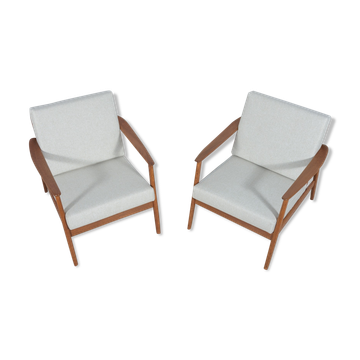 Fauteuils par Folke Ohlsson pour Dux, années 1960