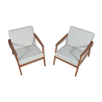 Fauteuils par Folke Ohlsson pour Dux, années 1960