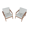 USA 247 Lounge Chairs by Folke Ohlsson for Dux, 1960s, Set of 2