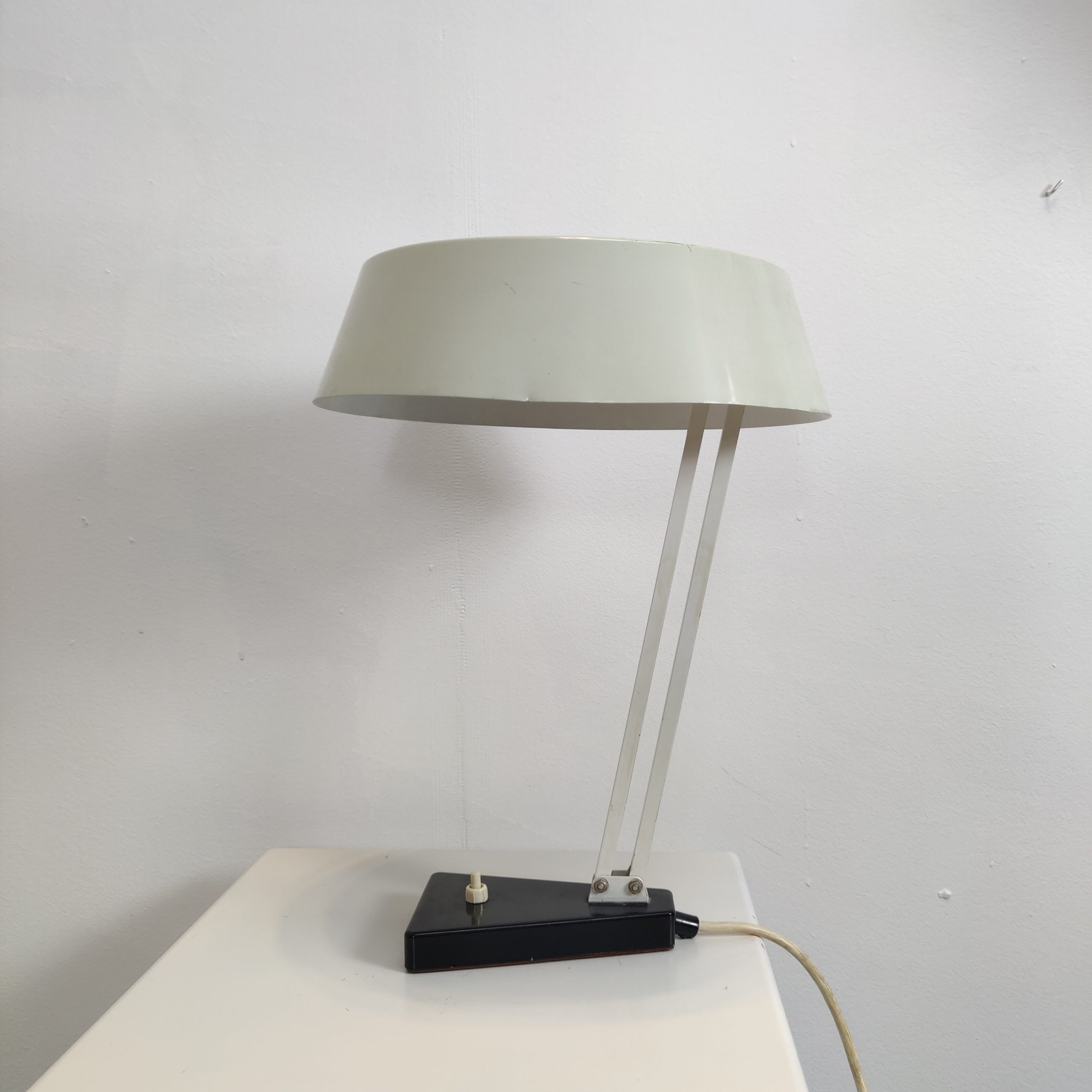Hala-Zeist desk lamp by H. Busquet 50s