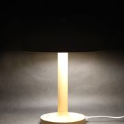 Josef Hurka Napako Mid Century Beige Table Lamp 1970s