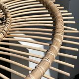 Suspension rattan saucer iron frame D:120 H:60