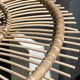 Suspension rattan saucer iron frame D:120 H:60