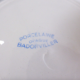 Set of 4 vintage dessert plates from the Badonviller porcelain factory