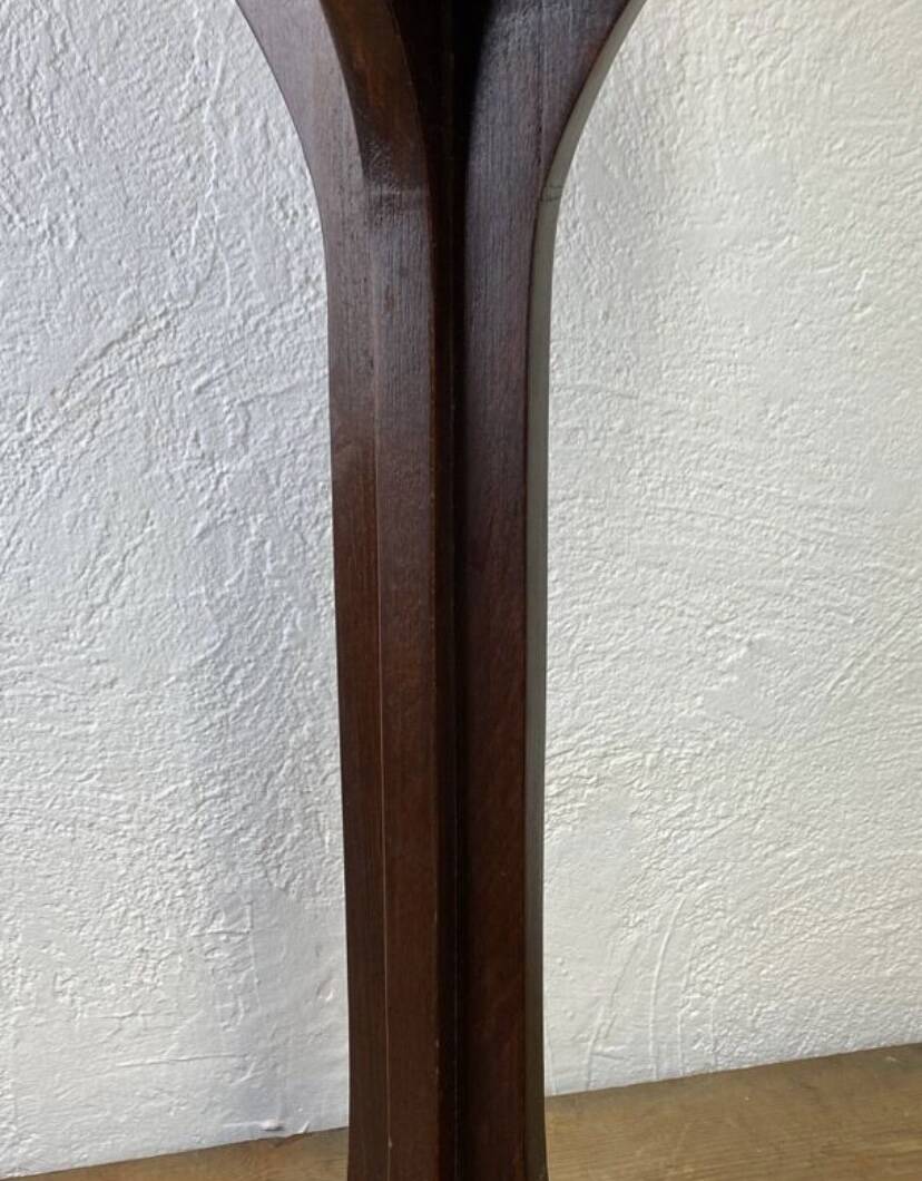 Vintage wooden pedestal table