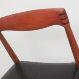 1960s dining chair in teak by H.W. Klein Bramin