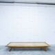 French wardrobe with tapered legs, 3 doors, 120cm hanging rail, new.