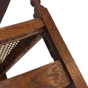 Art Deco easy chair minimalist oak wicker minimalist design