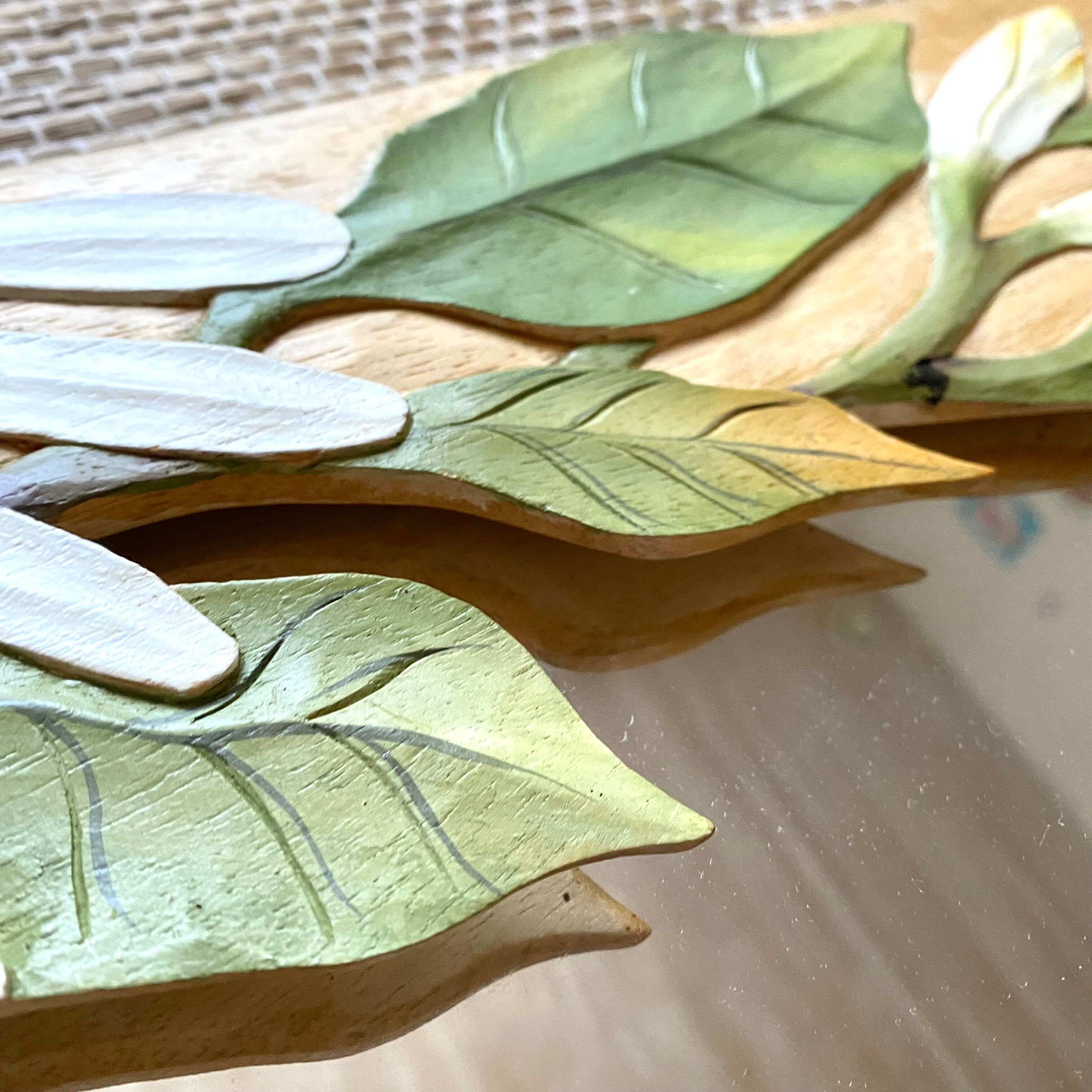 Exotic vintage mirror