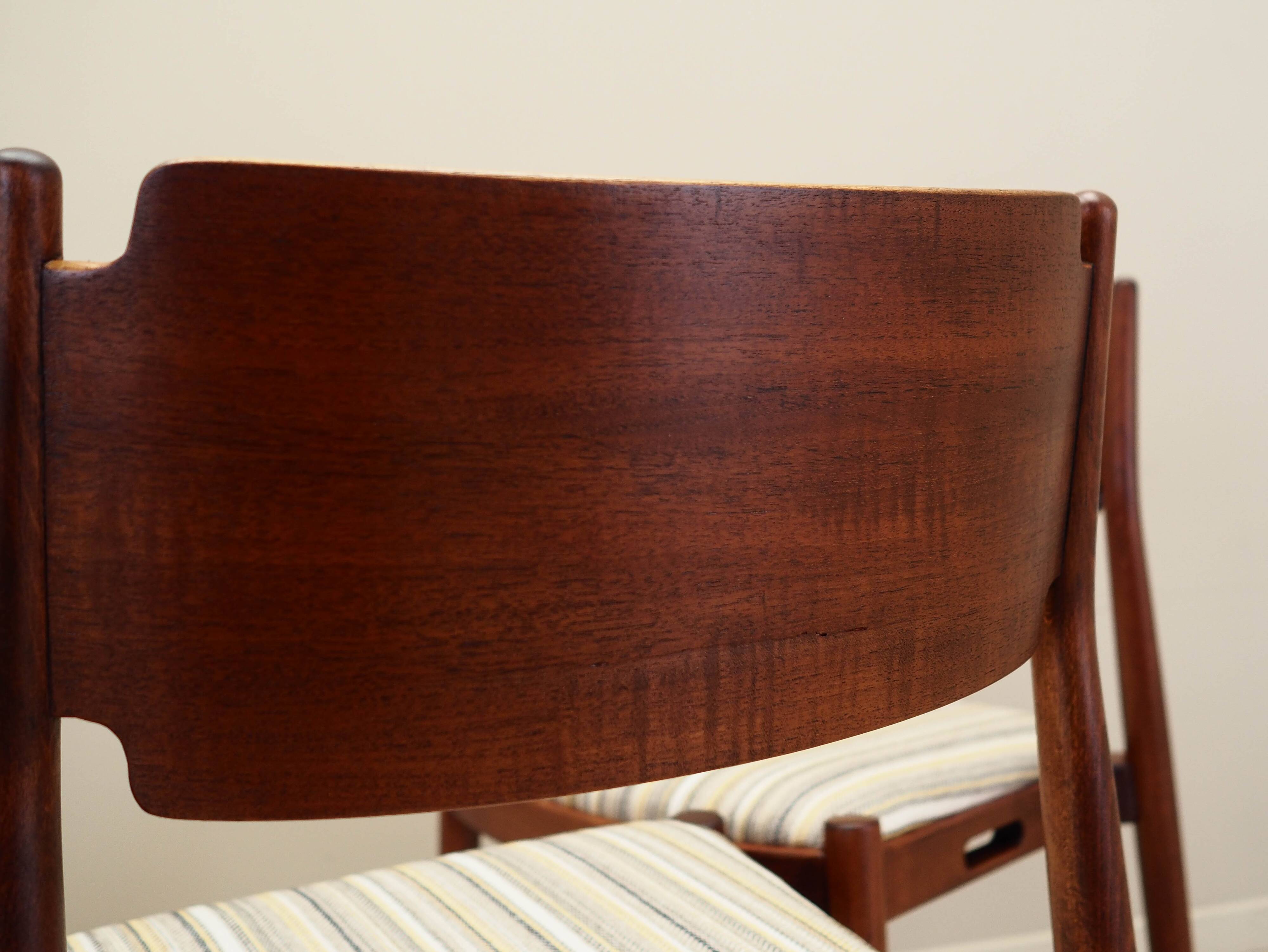 Set of four chairs, Danish design, 1970s, production: Denmark