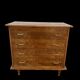 Commode en chêne pied compas